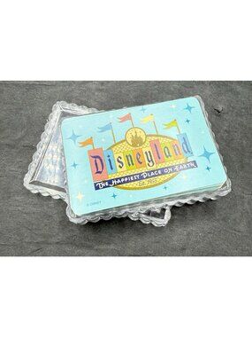 Vintage Disneyland Park Souvenir Castle Playing Cards Happiest Place on Earth